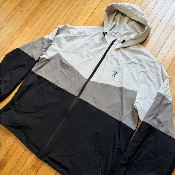 NWOT Eastside Golf Wind Cheater Multicolor Windbreaker Jacket